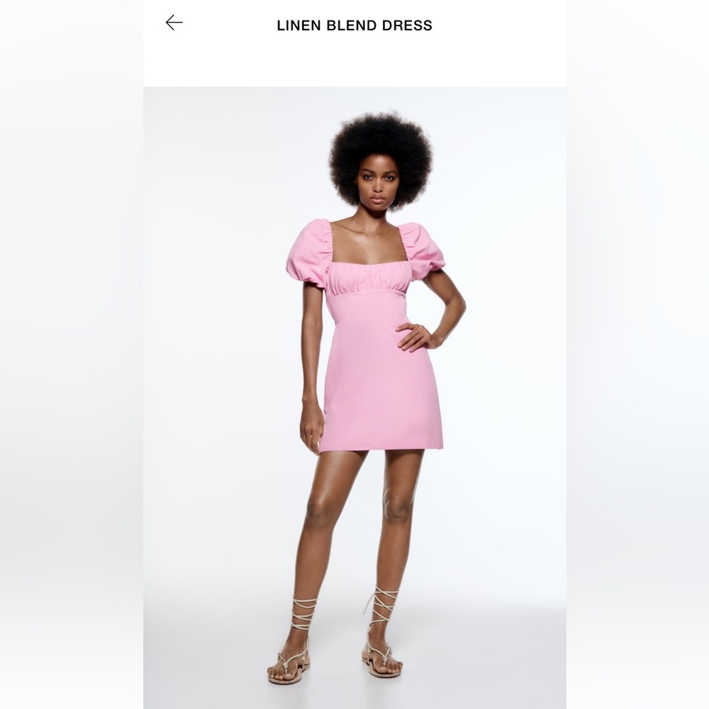 Pink Zara Mini Dress